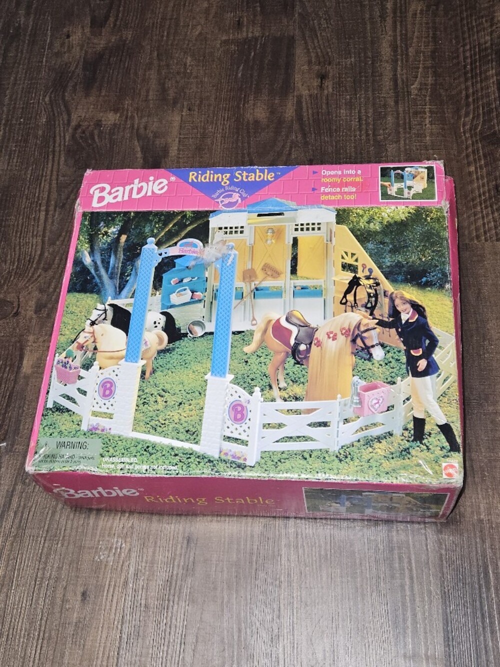 Vintage Barbie Riding Stable